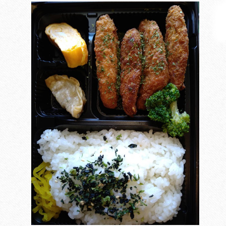 アジフライ弁当